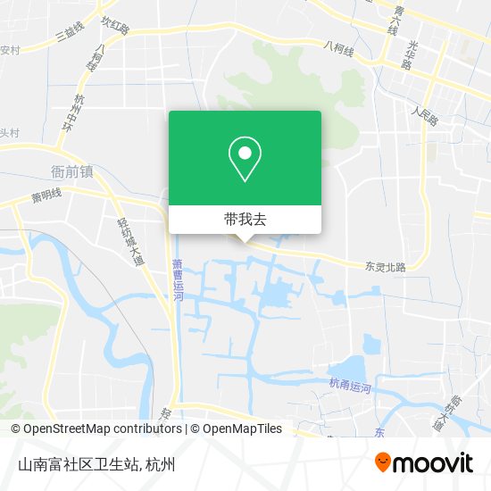 山南富社区卫生站地图