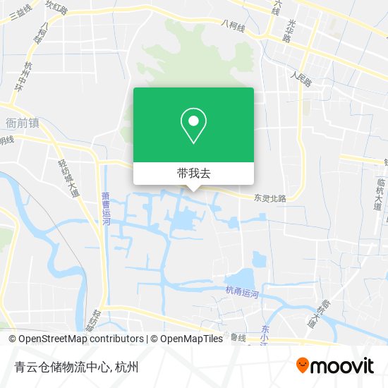 青云仓储物流中心地图