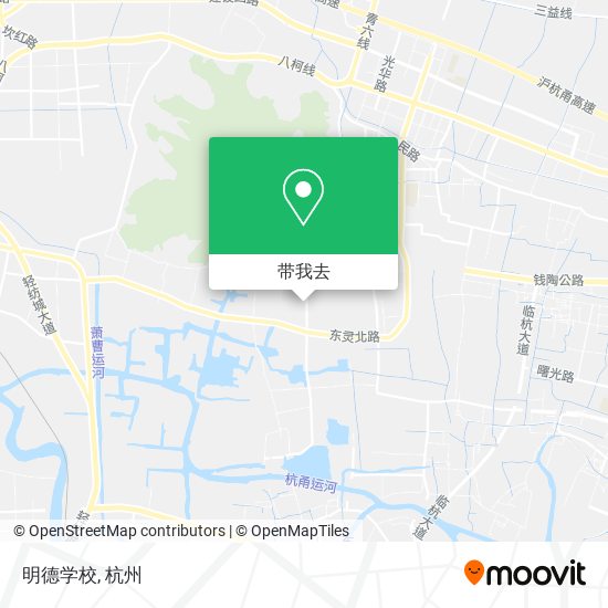 明德学校地图