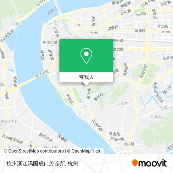 杭州滨江冯国成口腔诊所地图