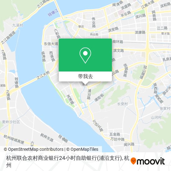 杭州联合农村商业银行24小时自助银行(浦沿支行)地图
