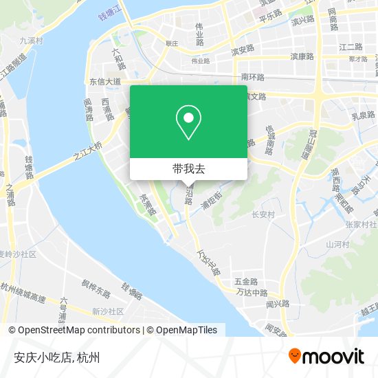 安庆小吃店地图