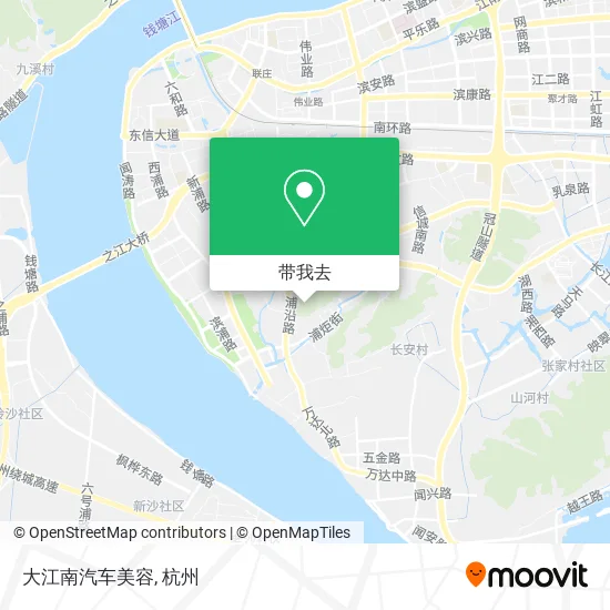 大江南汽车美容地图