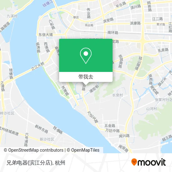 兄弟电器(滨江分店)地图