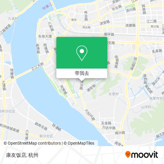 康友饭店地图