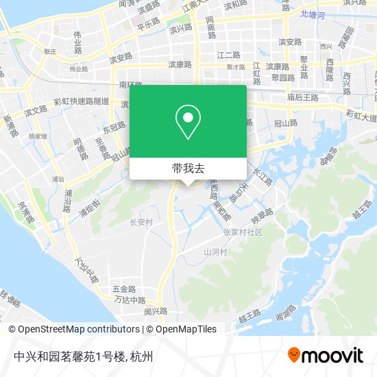 中兴和园茗馨苑1号楼地图