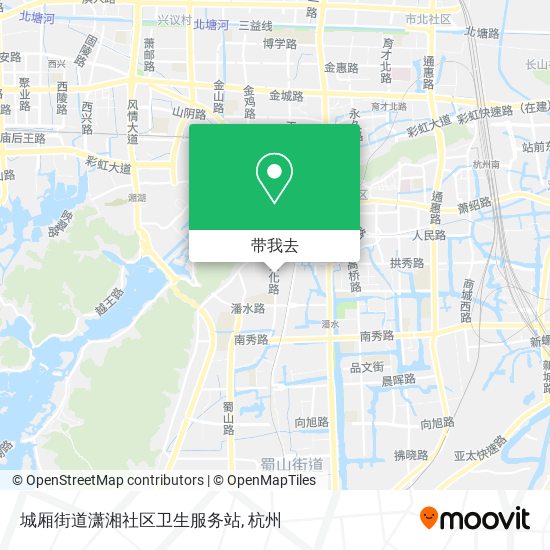 城厢街道潇湘社区卫生服务站地图