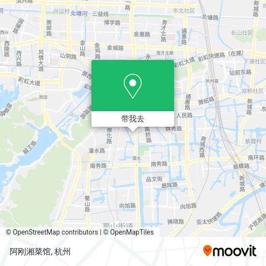 阿刚湘菜馆地图