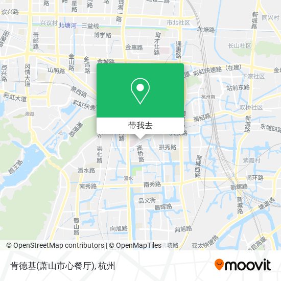 肯德基(萧山市心餐厅)地图