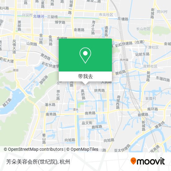 芳朵美容会所(世纪院)地图