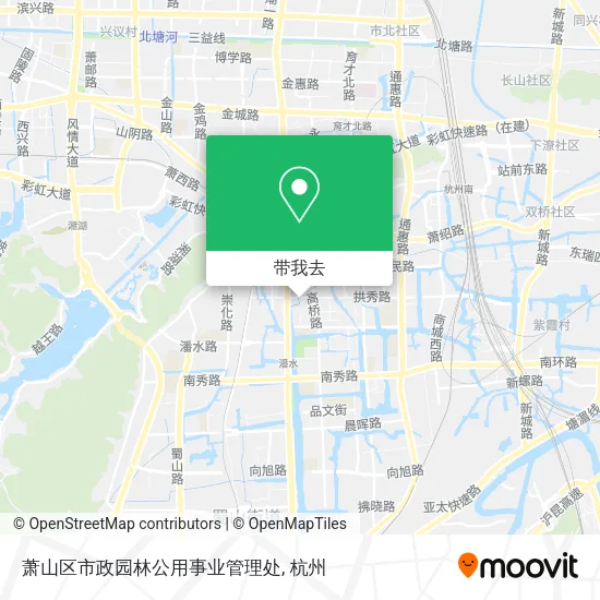 萧山区市政园林公用事业管理处地图