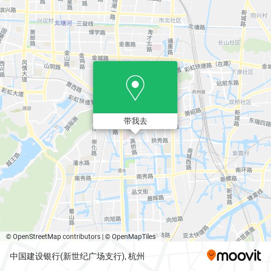 中国建设银行(新世纪广场支行)地图