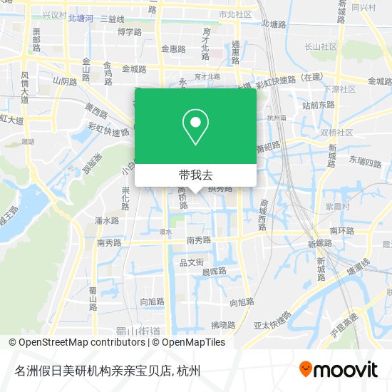 名洲假日美研机构亲亲宝贝店地图