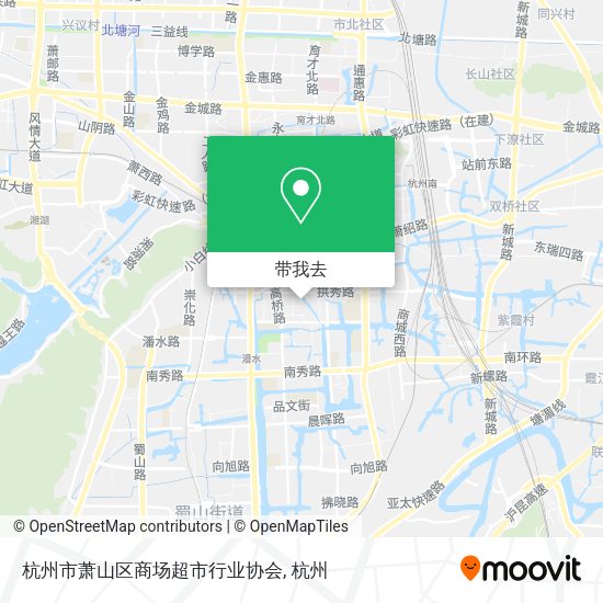 杭州市萧山区商场超市行业协会地图