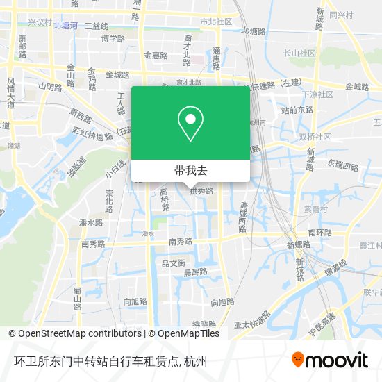 环卫所东门中转站自行车租赁点地图