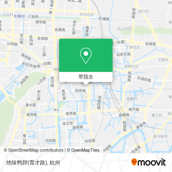 绝味鸭脖(育才路)地图
