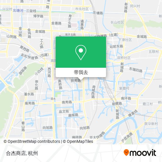 合杰商店地图