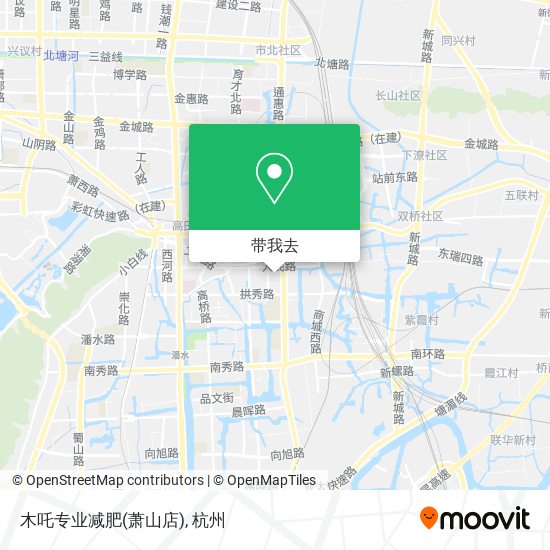 木吒专业减肥(萧山店)地图
