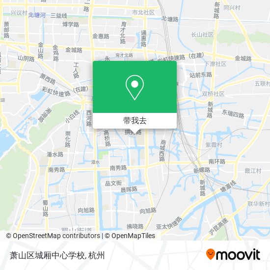 萧山区城厢中心学校地图
