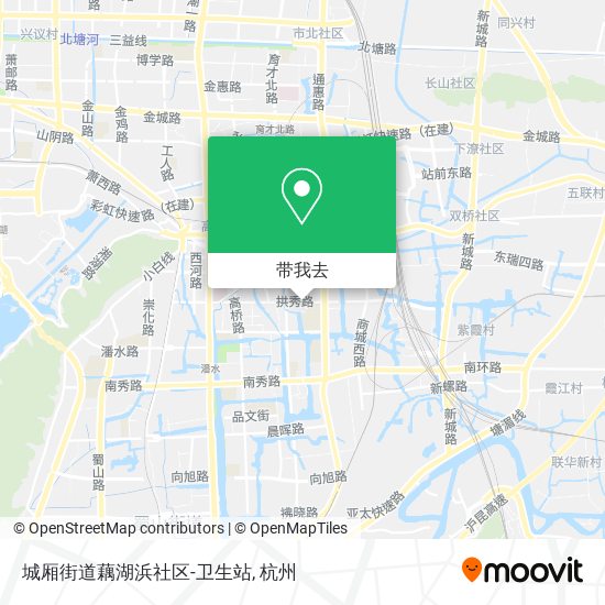 城厢街道藕湖浜社区-卫生站地图