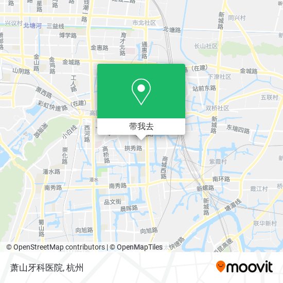 萧山牙科医院地图