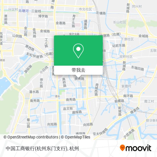 中国工商银行(杭州东门支行)地图