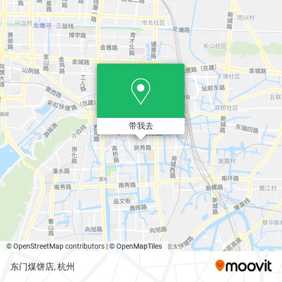 东门煤饼店地图