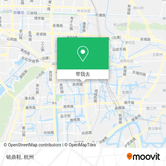 铭鼎鞋地图