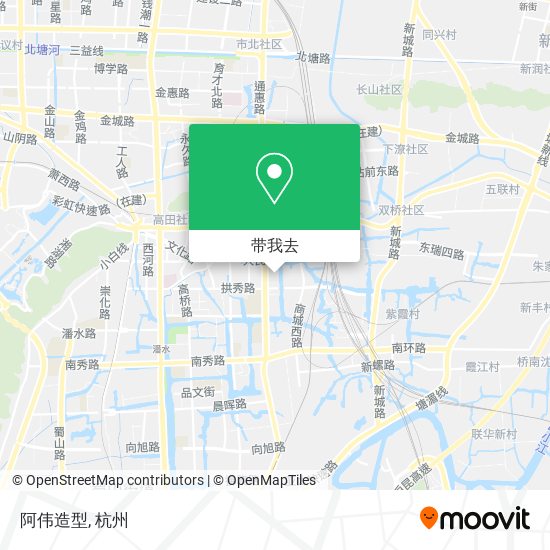 阿伟造型地图