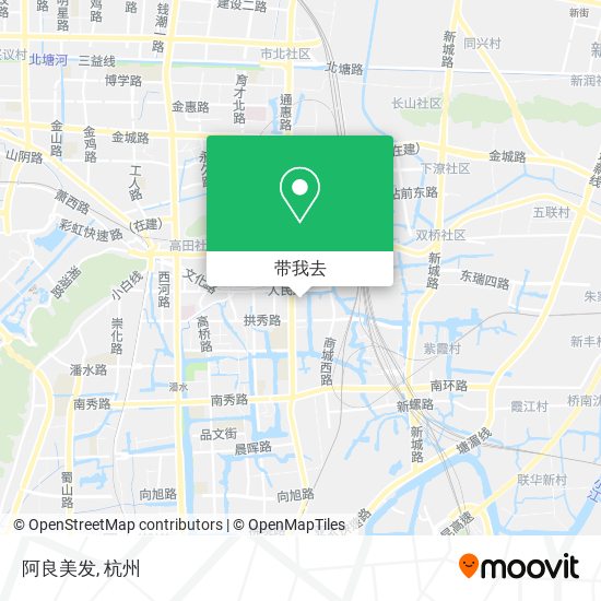 阿良美发地图