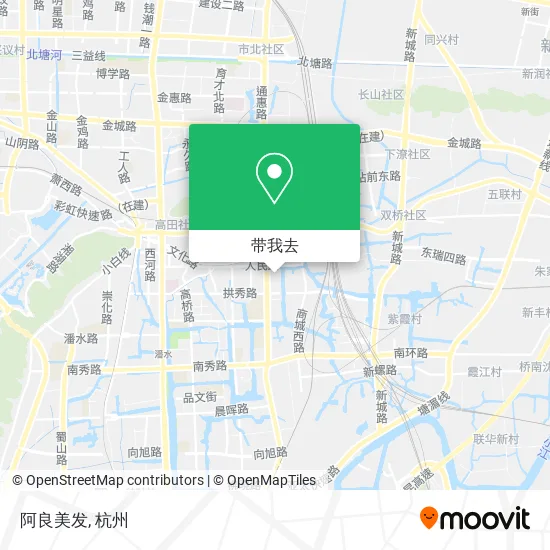 阿良美发地图