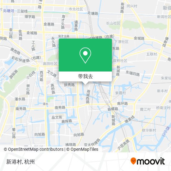 新港村地图