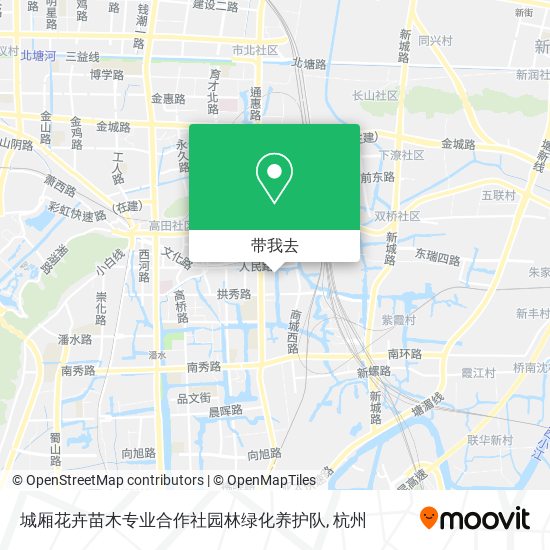 城厢花卉苗木专业合作社园林绿化养护队地图
