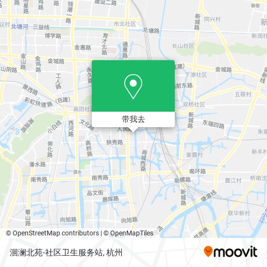 洄澜北苑-社区卫生服务站地图