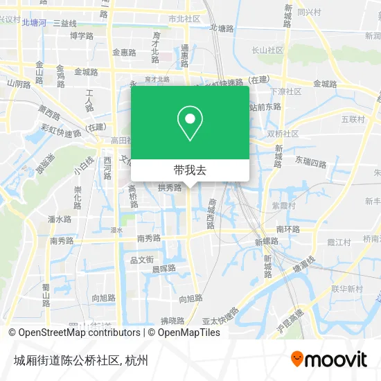 城厢街道陈公桥社区地图