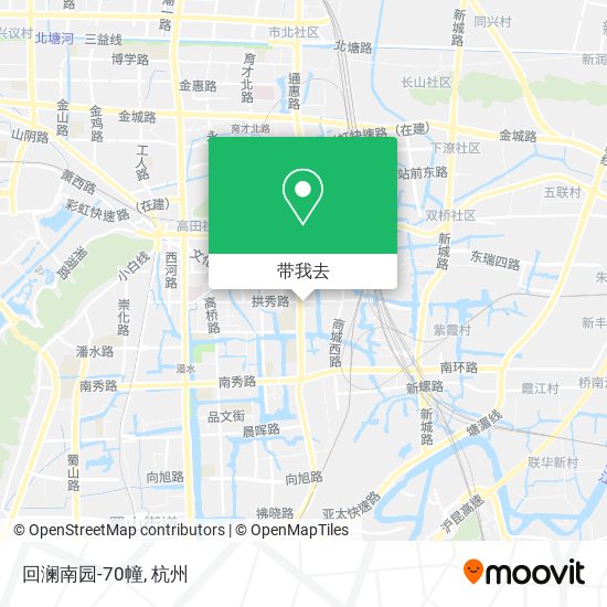 回澜南园-70幢地图