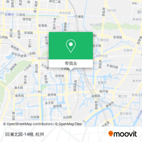 回澜北园-14幢地图