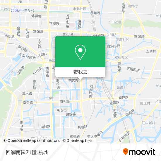 回澜南园71幢地图