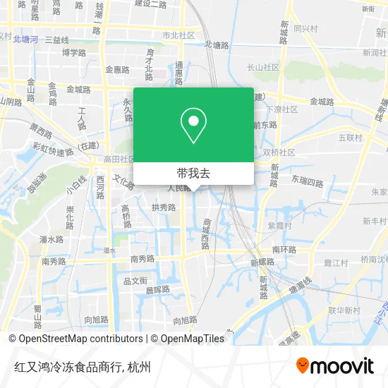 红又鸿冷冻食品商行地图