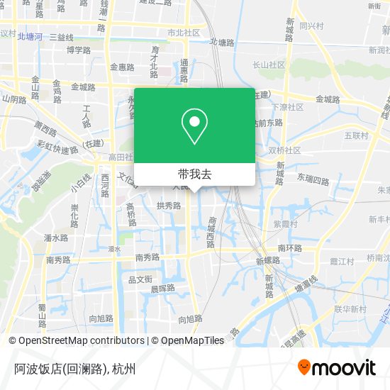 阿波饭店(回澜路)地图