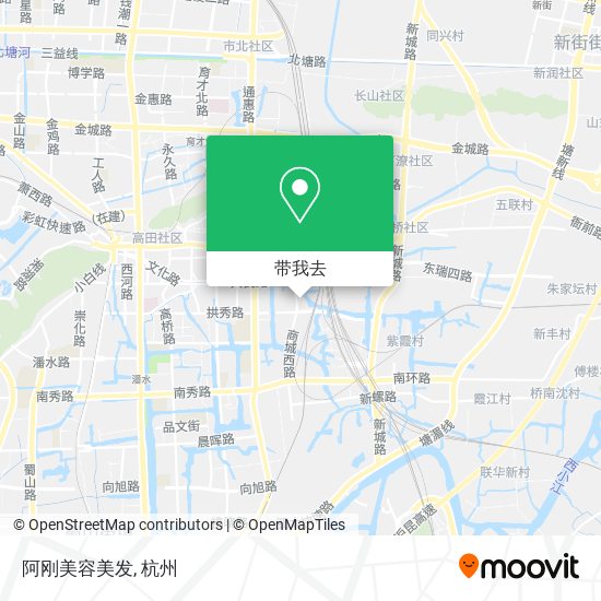 阿刚美容美发地图