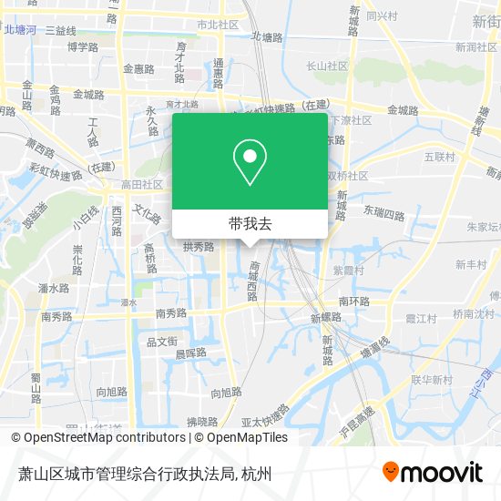 萧山区城市管理综合行政执法局地图