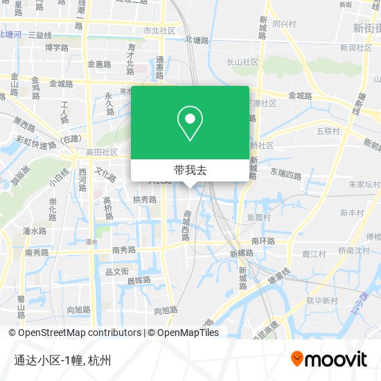 通达小区-1幢地图
