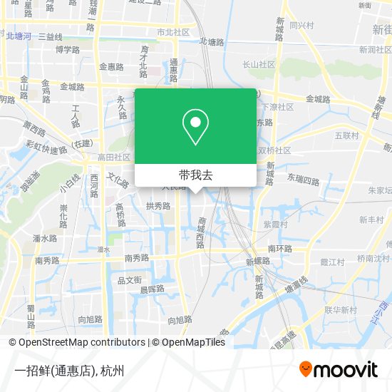 一招鲜(通惠店)地图
