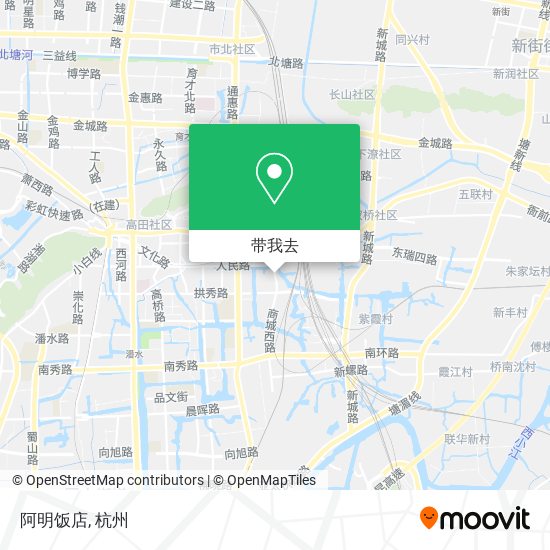 阿明饭店地图