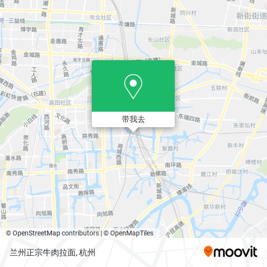 兰州正宗牛肉拉面地图