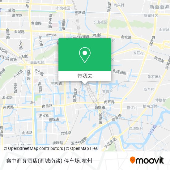 鑫中商务酒店(商城南路)-停车场地图