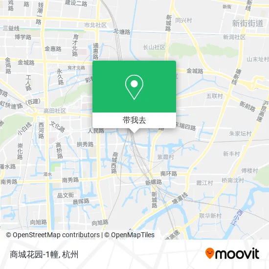 商城花园-1幢地图