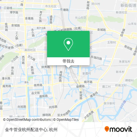金牛管业杭州配送中心地图