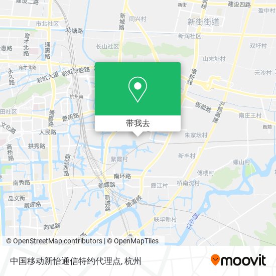 中国移动新怡通信特约代理点地图